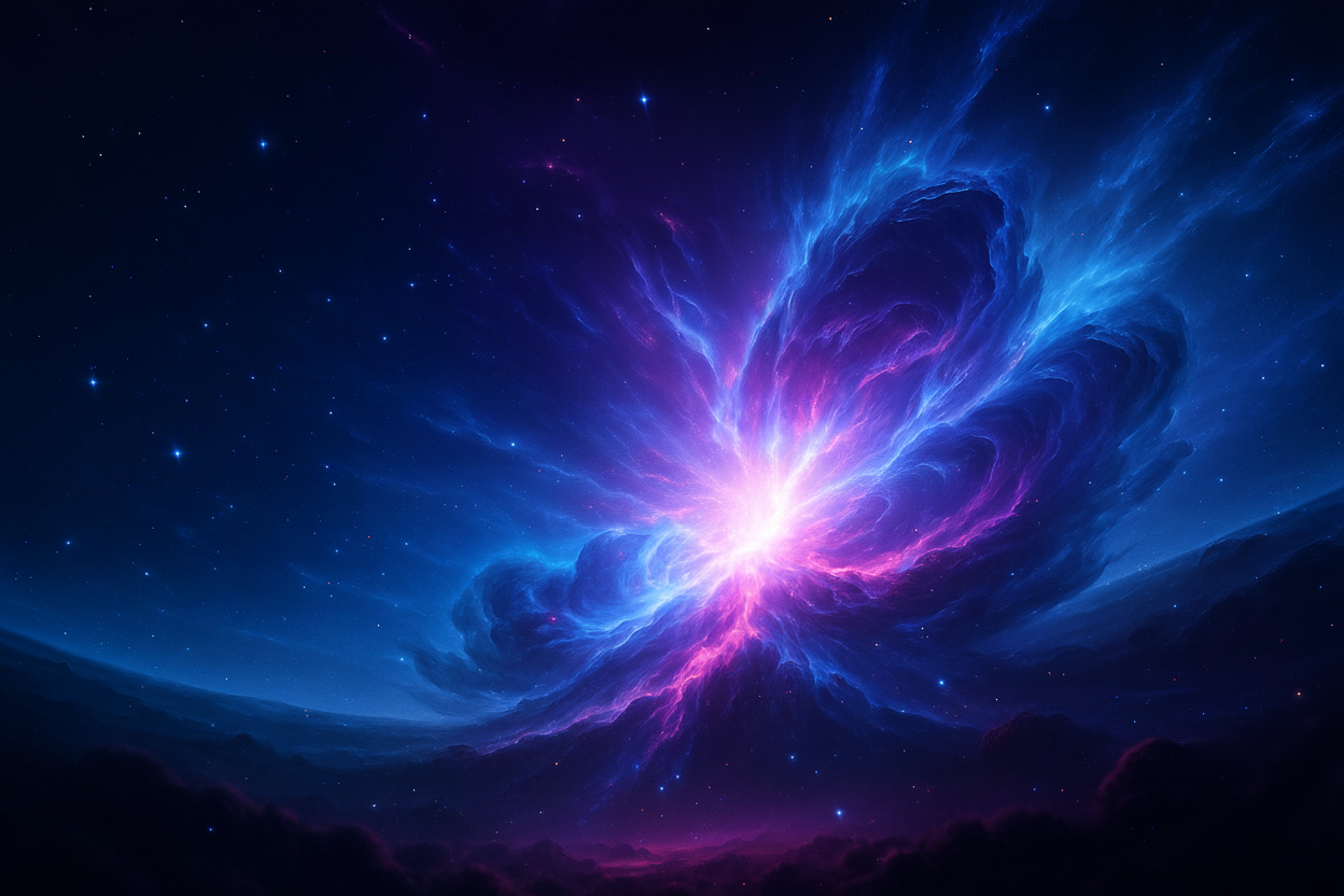 AI-generated cosmic nebula